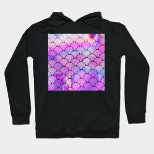 Neon Mermaid Holographic Scales Hoodie